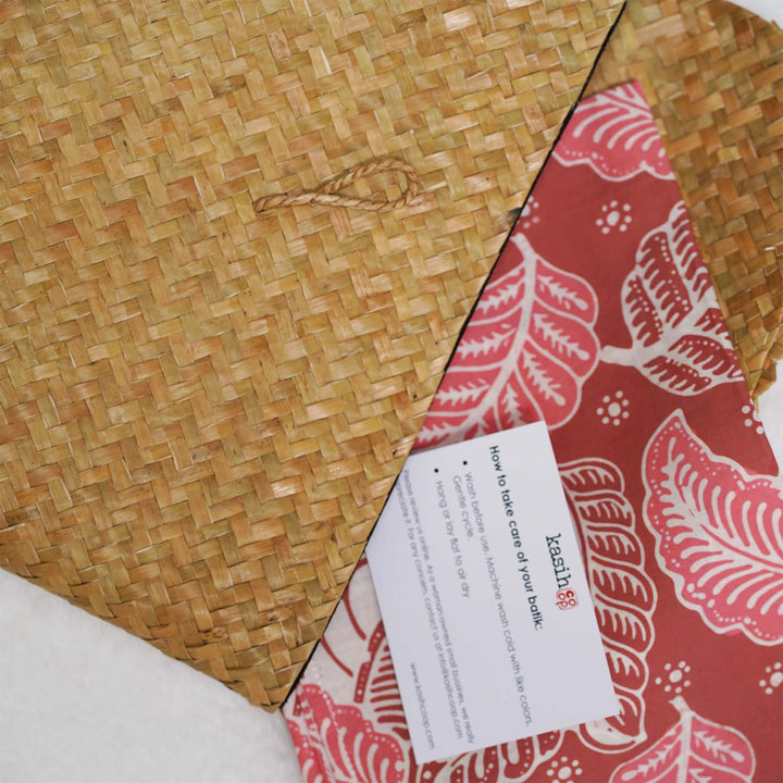 Gift Set of Hand Dyed Batik Bandana, Handwoven Pouch and Canting Wax and Dye Tool