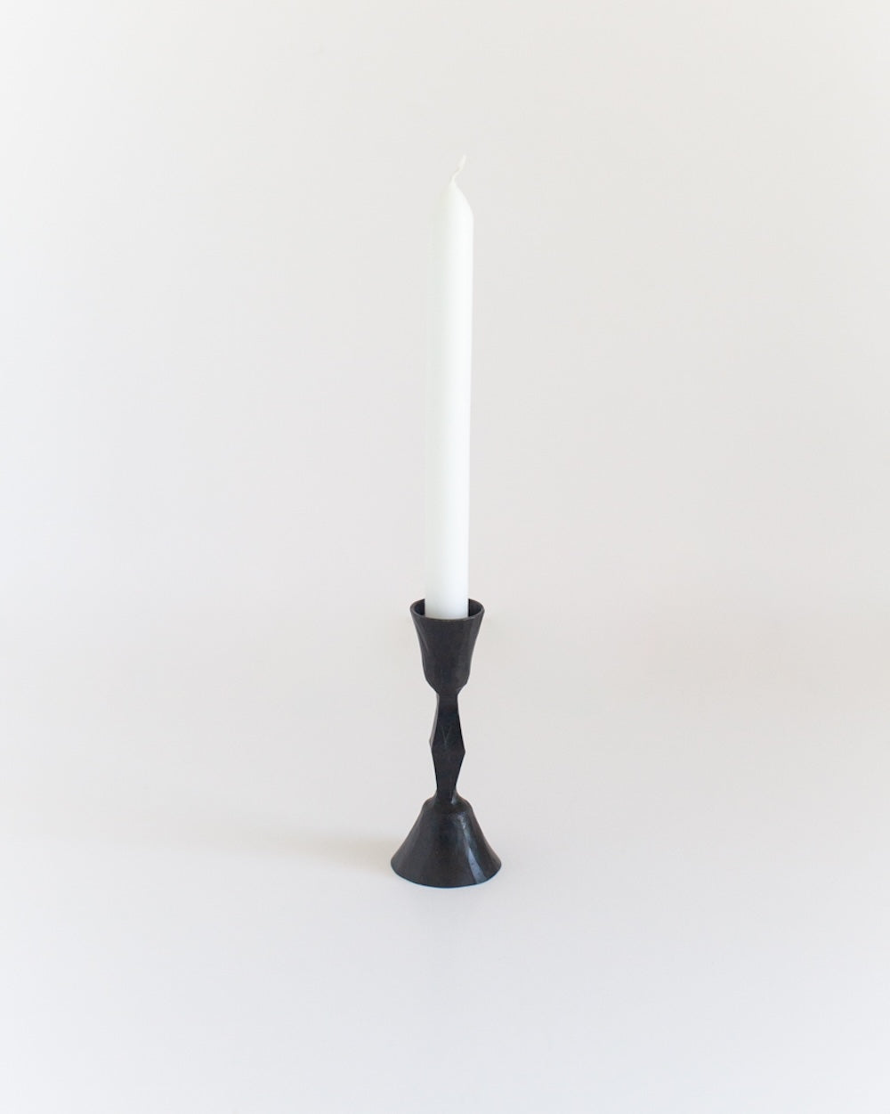S/2 Low Diamond Candlestands - Black Finish