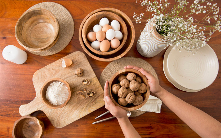 Gravon Acacia Nut Bowls