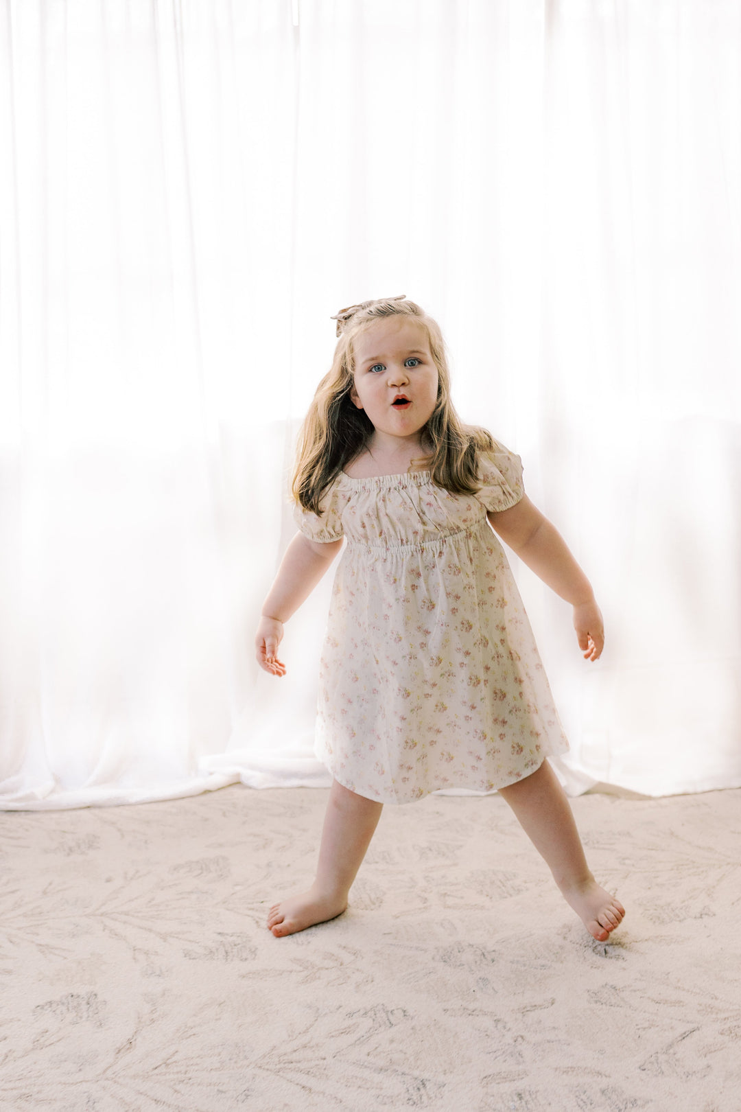 The Kennedi Dress- Spring Petal | Short Sleeve
