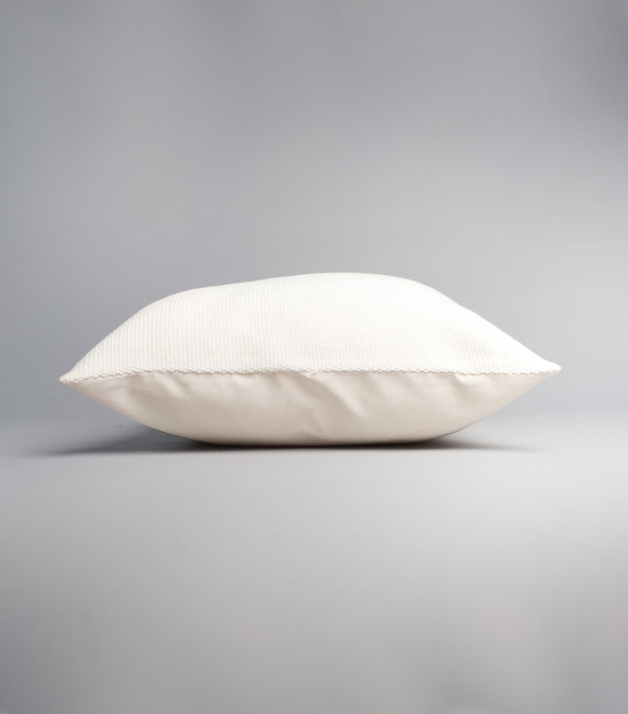 Solid Cotton Euro Pillow - Ivory