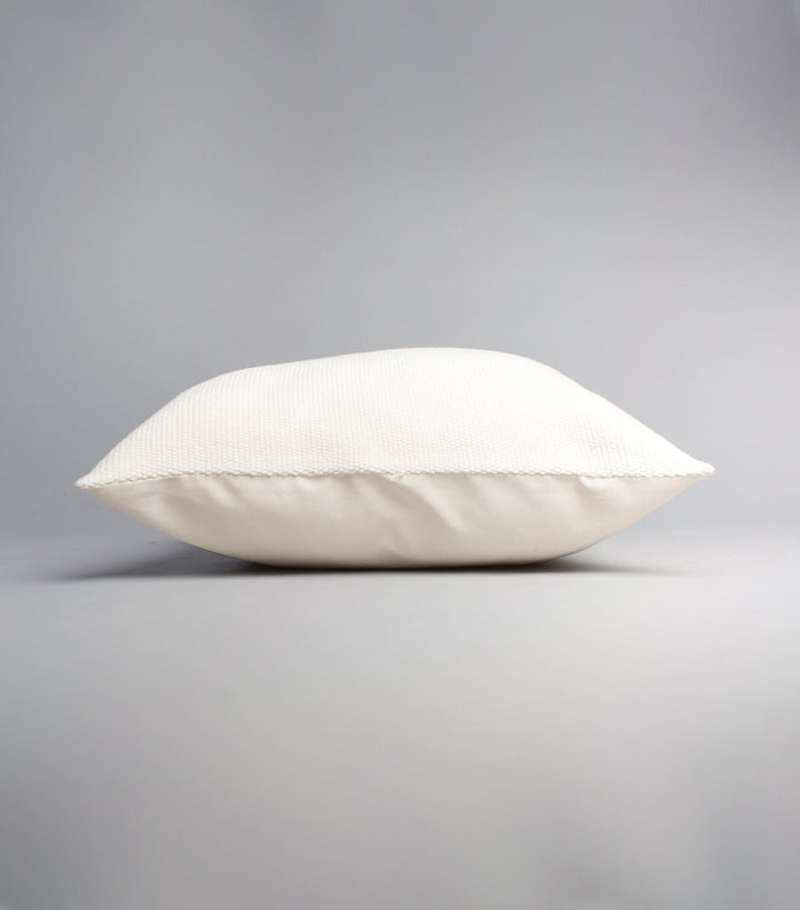 Solid Cotton Euro Pillow - Ivory