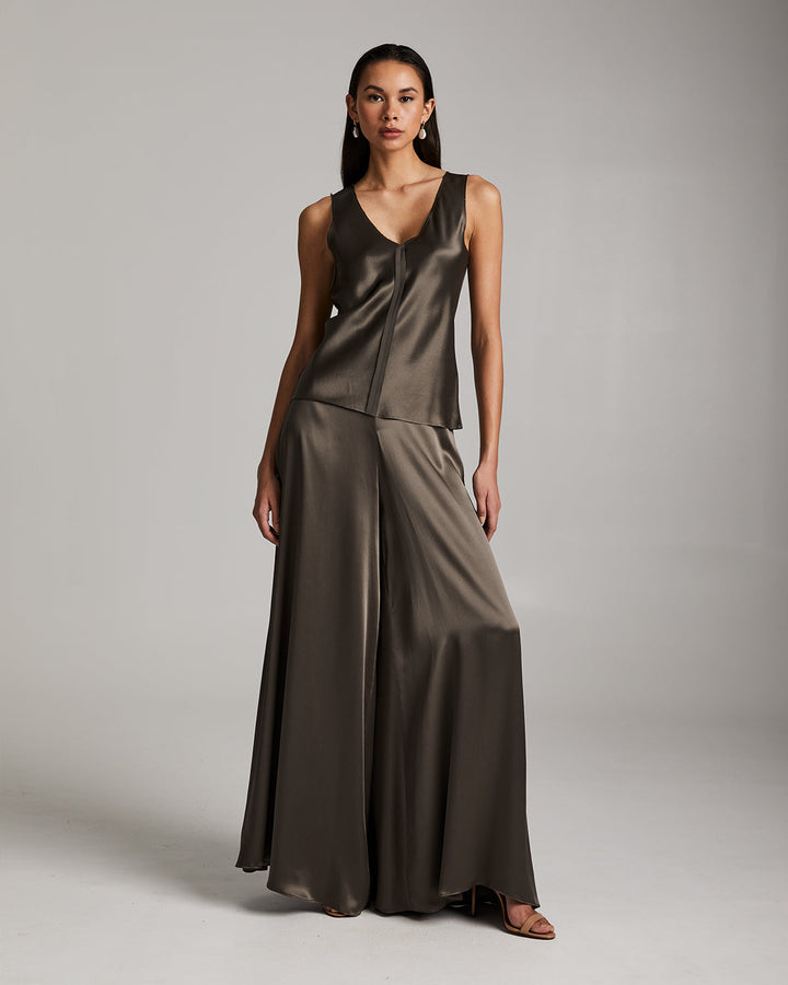 Silk Raw Edge Tank - Core