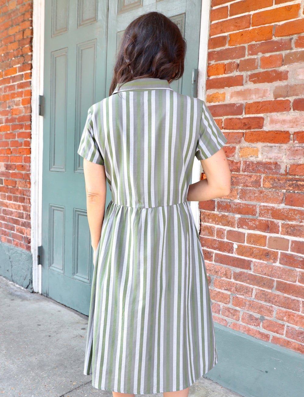 Earth Toned Organic Cotton Gardening Dress