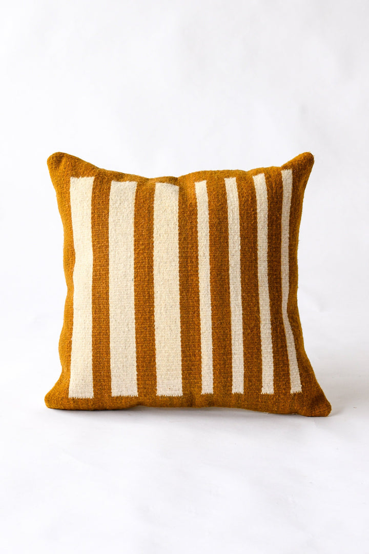LOOM Imports Wool Gradient Stripe Pillow