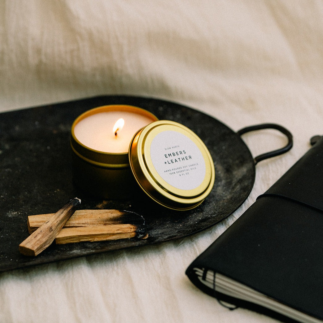 Embers + Leather | Vetiver + Cedar + Patchouli