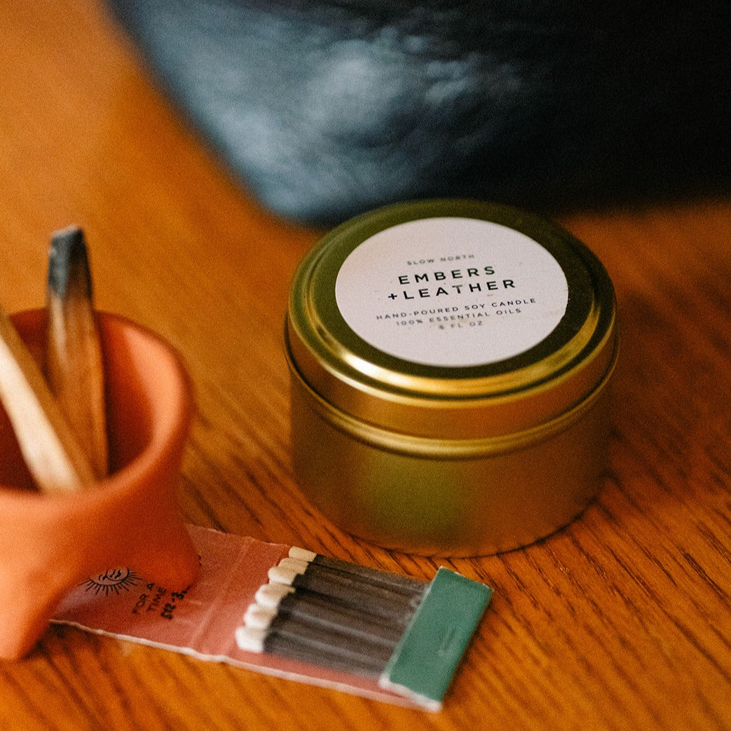 Embers + Leather | Vetiver + Cedar + Patchouli