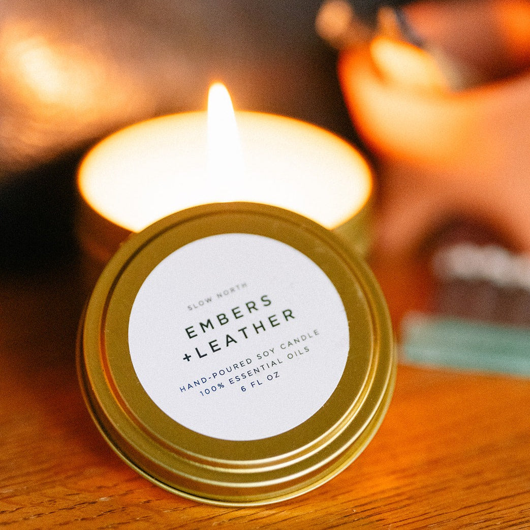 Embers + Leather | Vetiver + Cedar + Patchouli