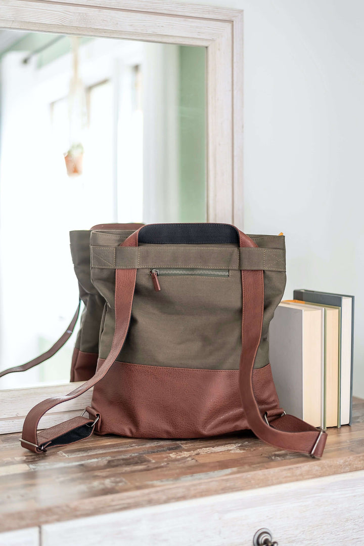 3-in-1 Tote + Backpack + Crossbody - The Rockaway