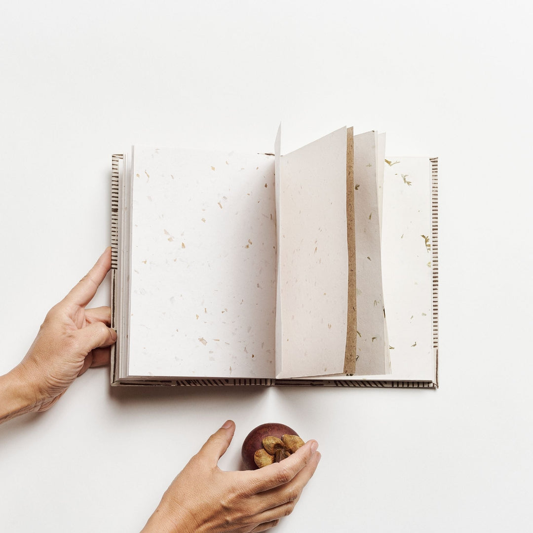 Bistre Black Zero Waste Handmade Artisanal Journal