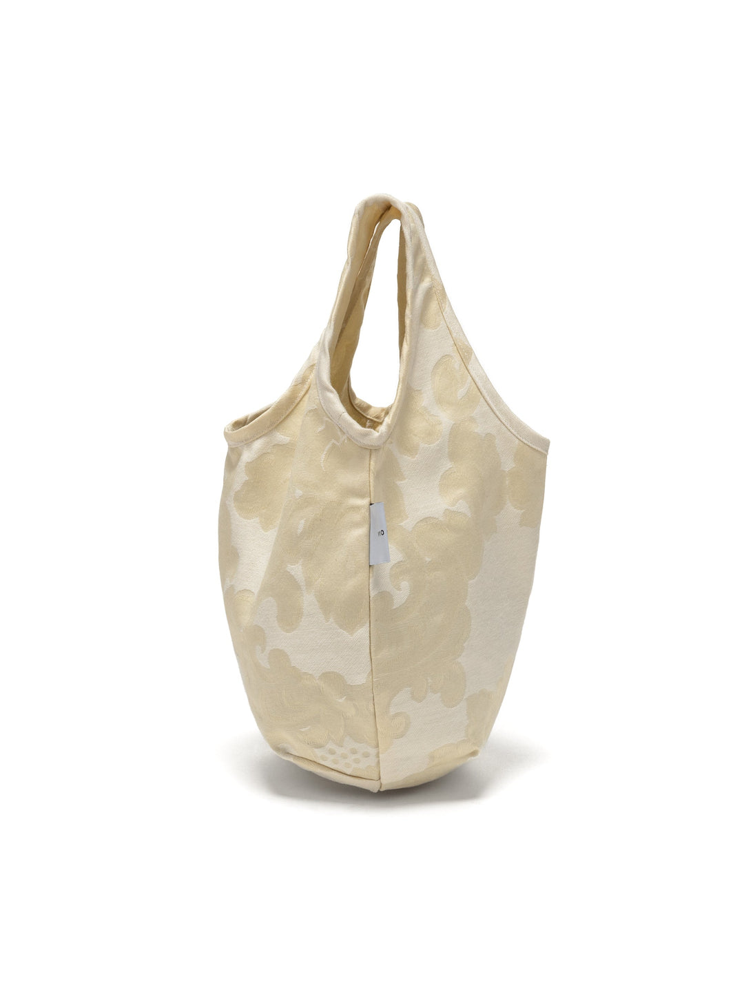 Egg Tote | Vintage Jacquard Botanical Cream