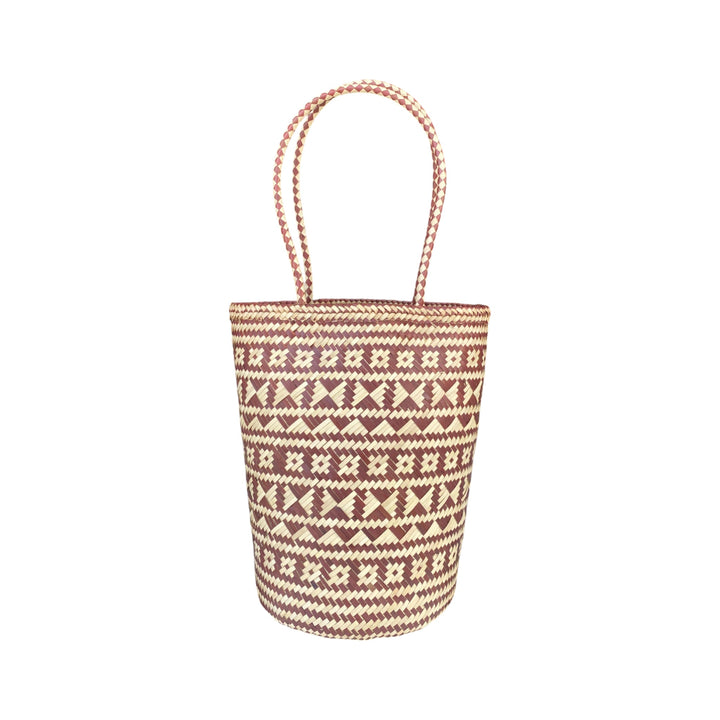 Palm Leaf Shopper Market Tote