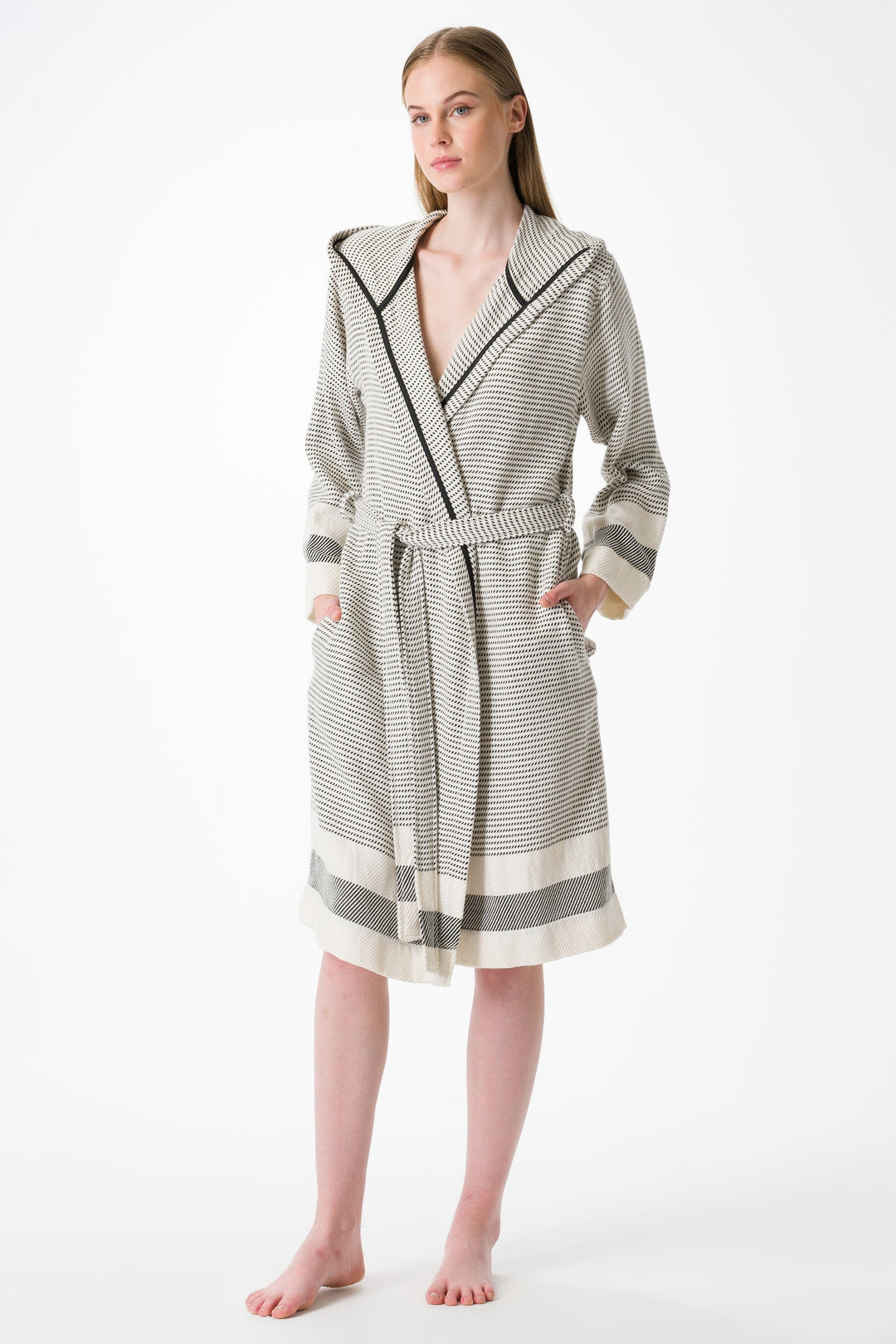 Pixel Turkish Towel Robe