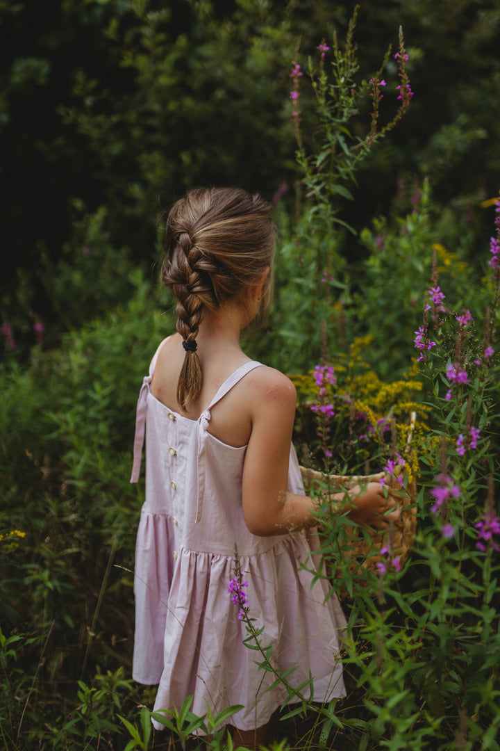Hikari Pintuck Dress | Pink