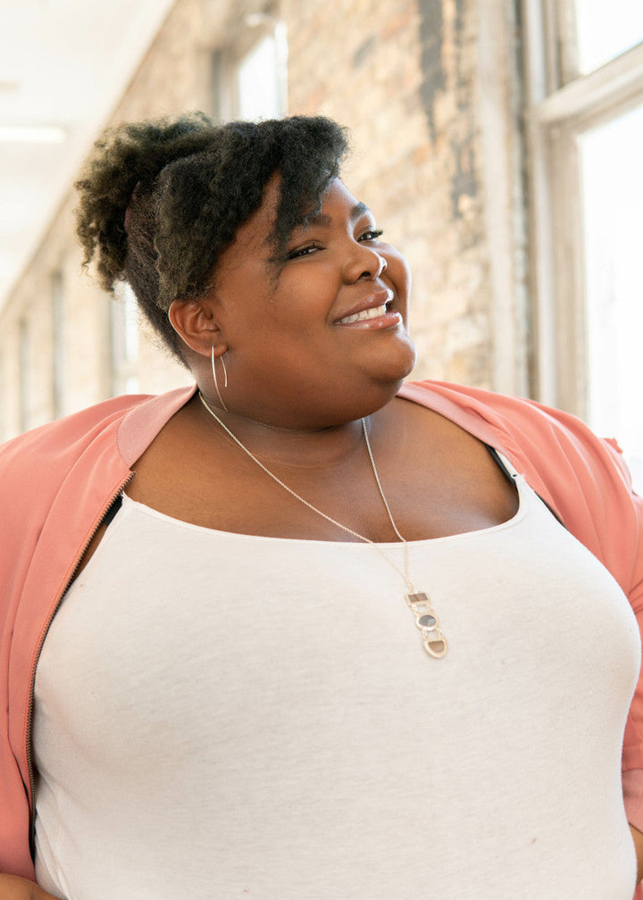 Elegant Curve Drop Earrings