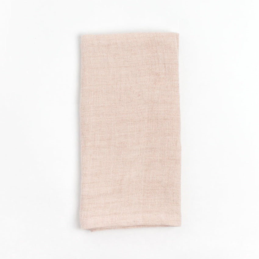 Stone Washed Linen Napkins Set of 4