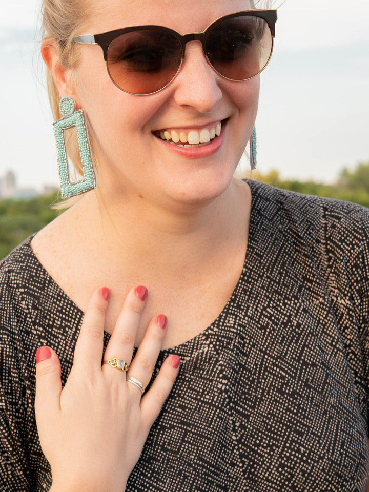 Triple Harvest Stone Ring