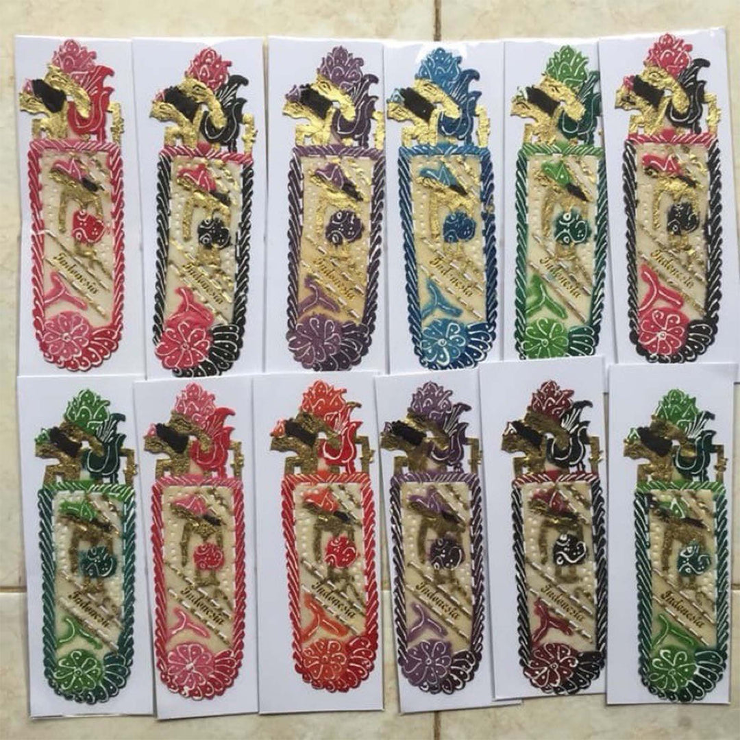 Leather Shadow Puppet Indonesian Wayang Bookmark