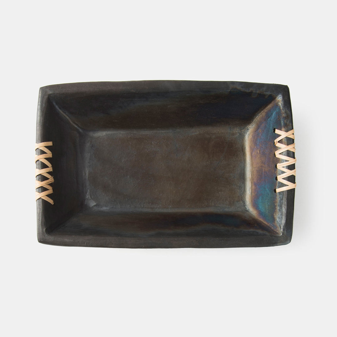 Longpi Black Clay Serving Plater