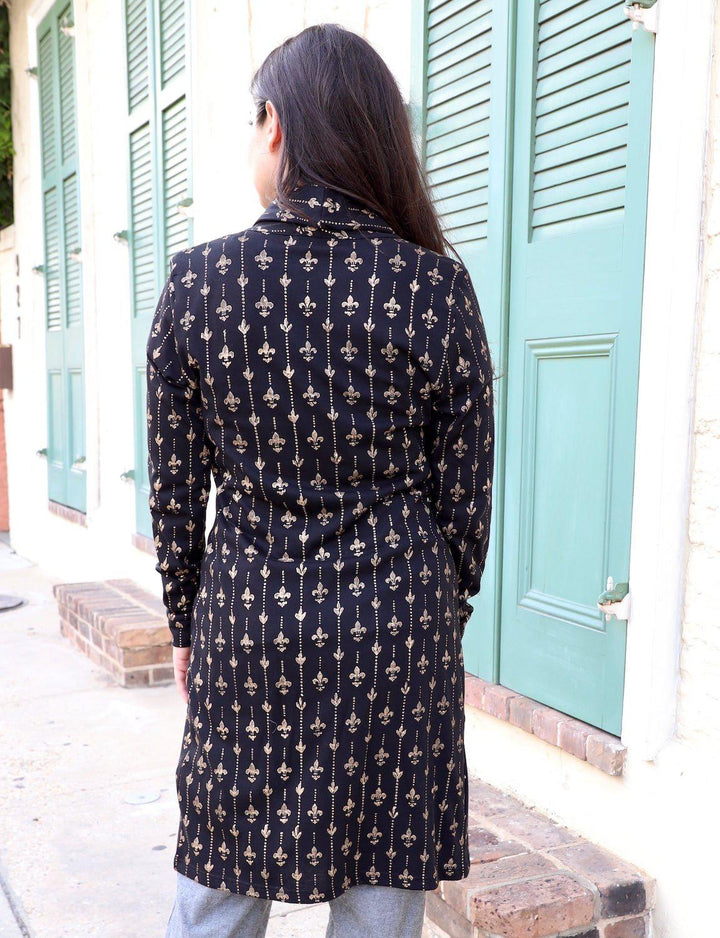 Fleur de Lis Organic Cardigan