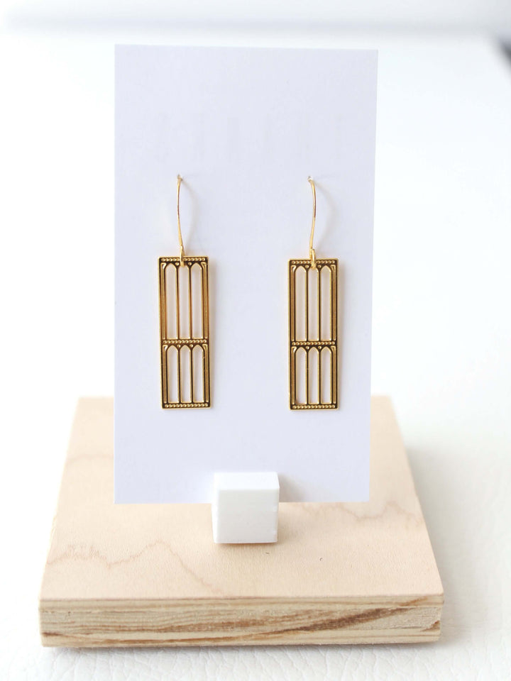 Gold Florence Earrings | Gold Plated Earrings