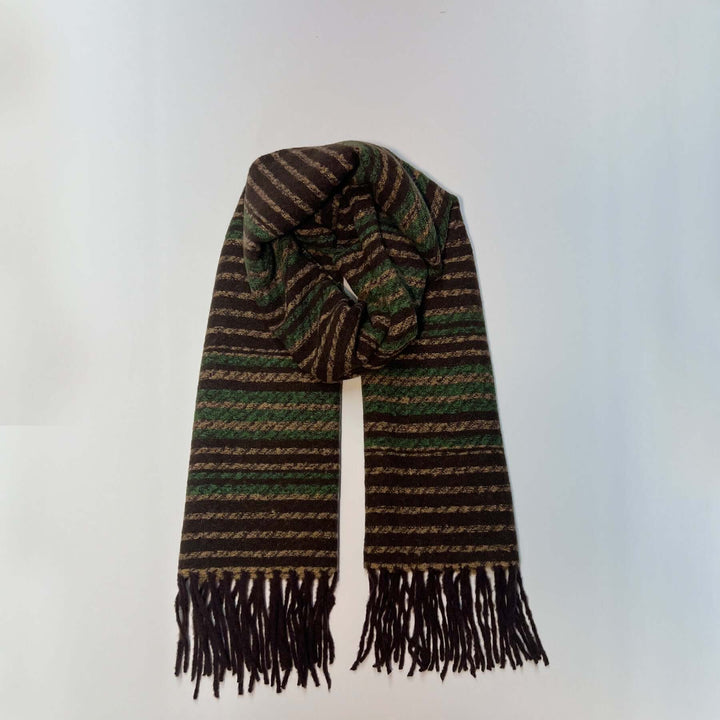 Brown Green Scarf