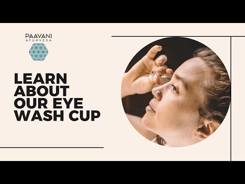 Glass Eye Wash Cup
