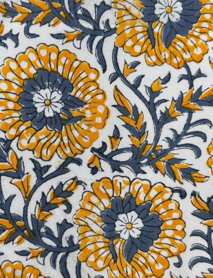 Indigo Sunflower Organic Cotton Shorts