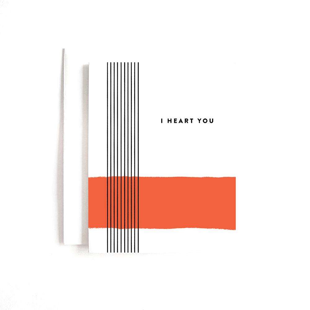 I Heart You Card