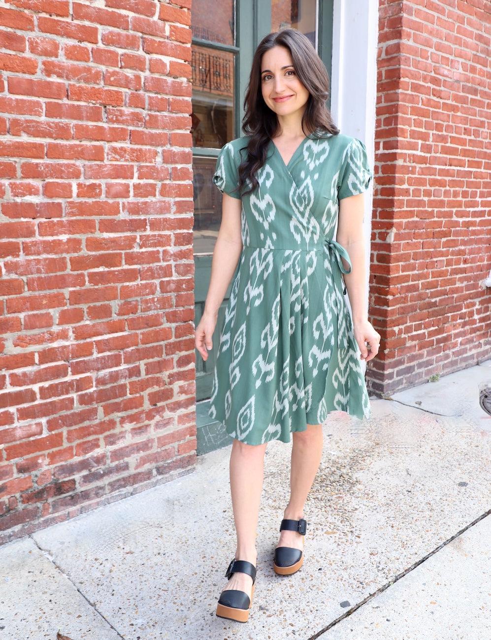 Khadra Organic Cotton Wrap Dress