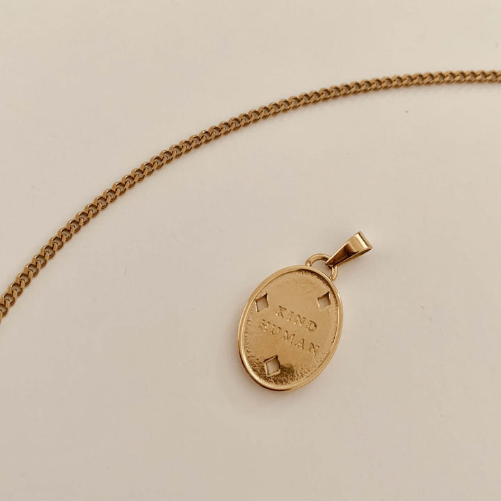 Kind Human Necklace - Gold