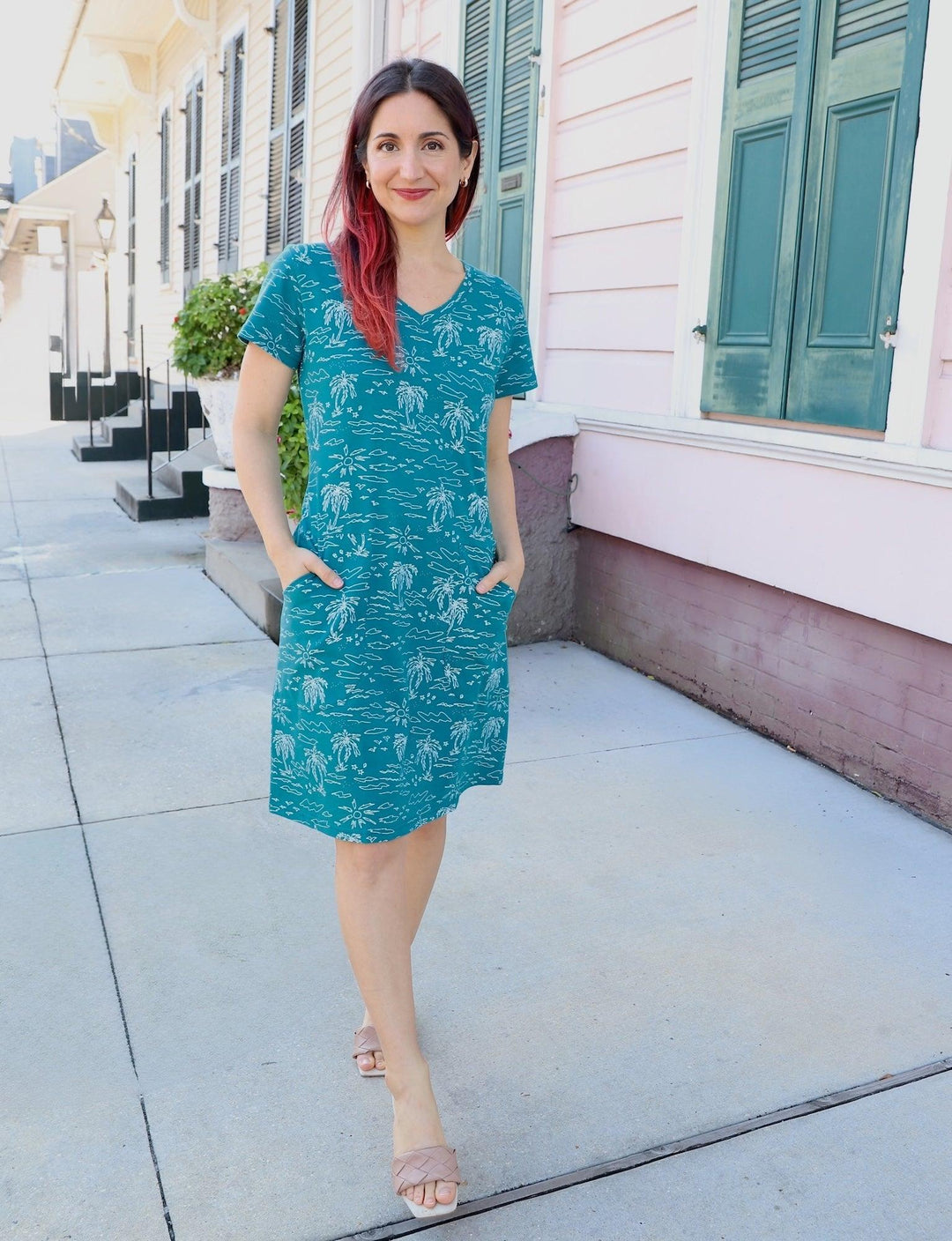 Lagoon Party Organic Dress