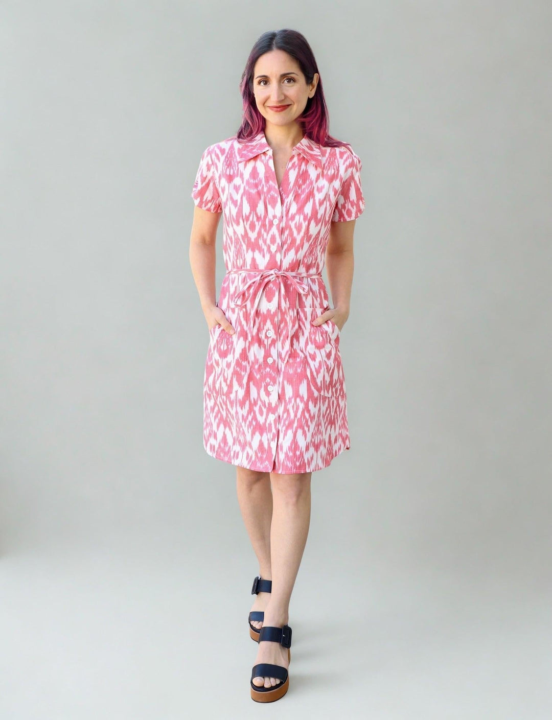 Lakshmi Organic Cotton Button Dress