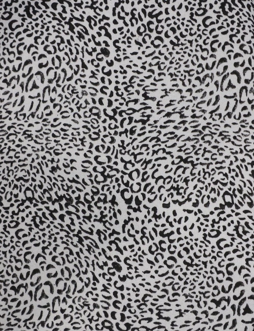 Leopard Print Organic Fleece Sweater