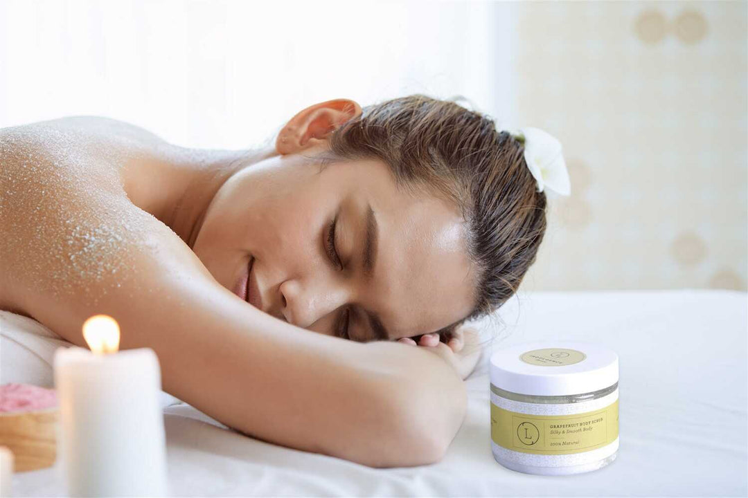 Grapefruit Body Salt Scrub - Moisturizing and Fresh
