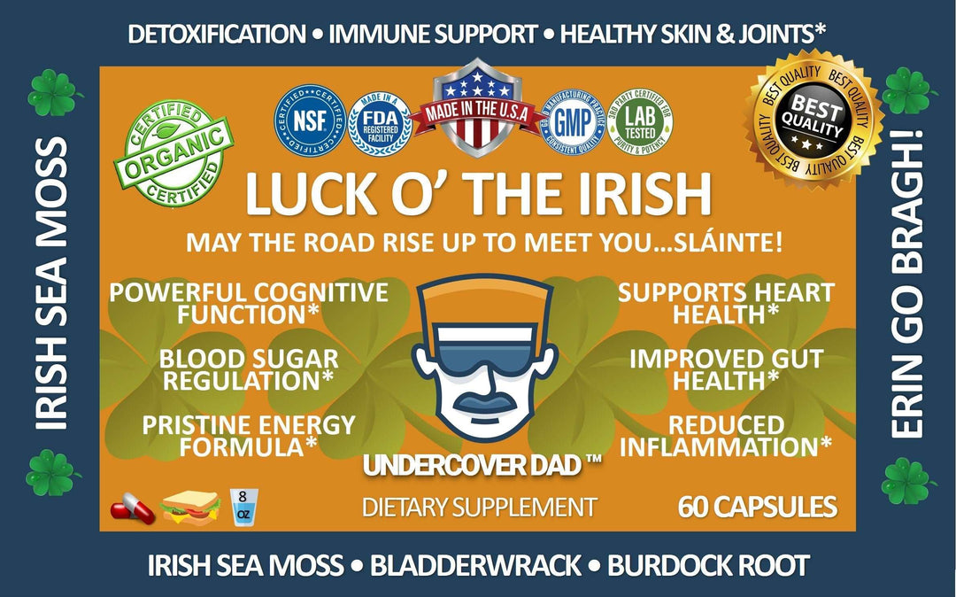 LUCK O' THE IRISH - Irish Sea Moss Blend Nootropic