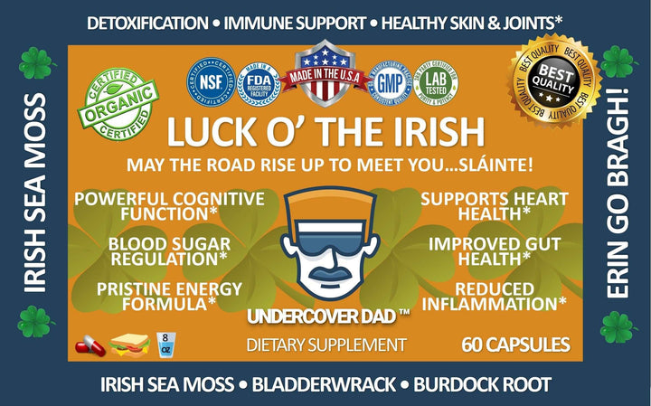 LUCK O' THE IRISH - Irish Sea Moss Blend Nootropic
