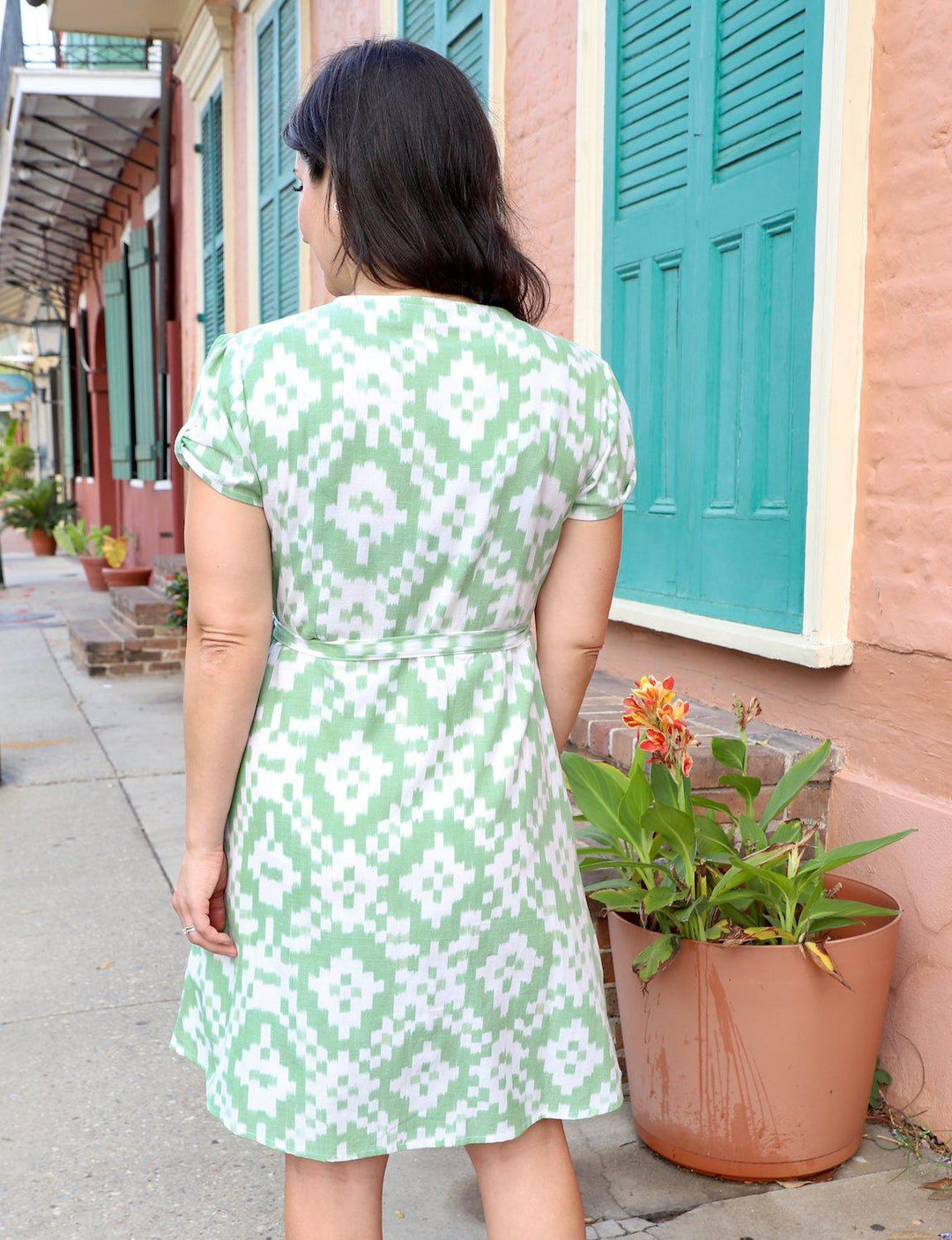 Mint Julep Organic Cotton Wrap Dress