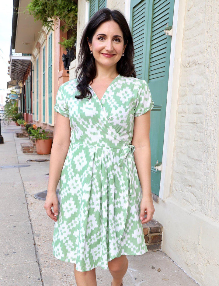 Mint Julep Organic Cotton Wrap Dress