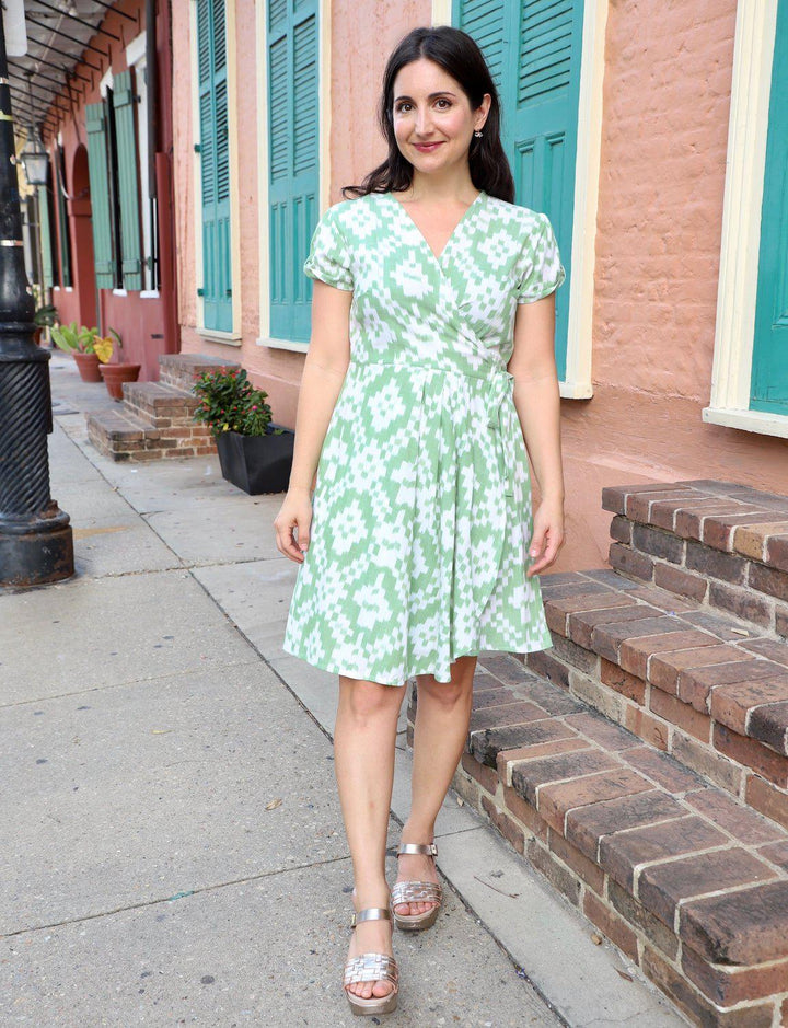 Mint Julep Organic Cotton Wrap Dress