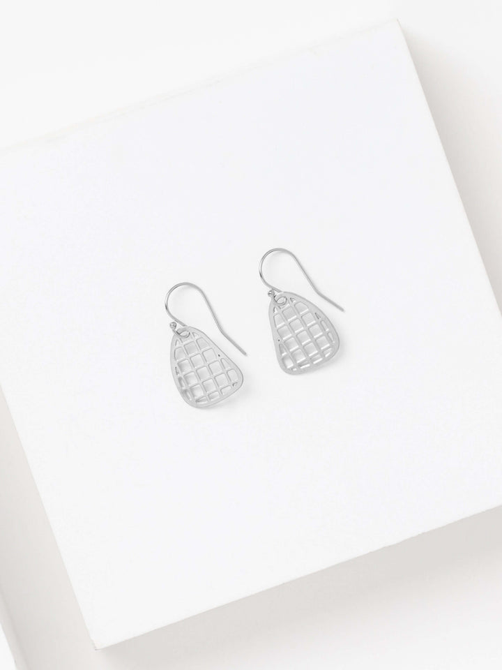 Mod Earrings | Mini Grid Earrings