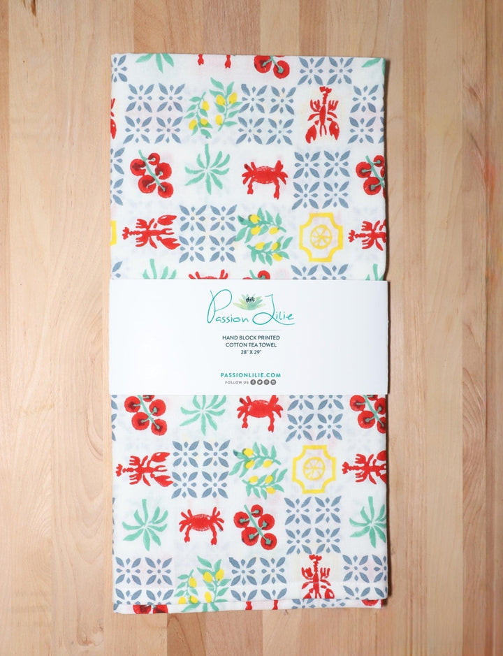 New Orleans Riviera Cotton Tea Towel