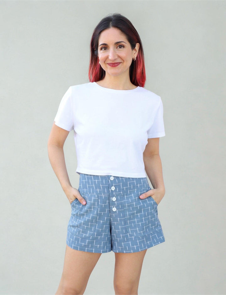 Nila Sky Organic Cotton Shorts