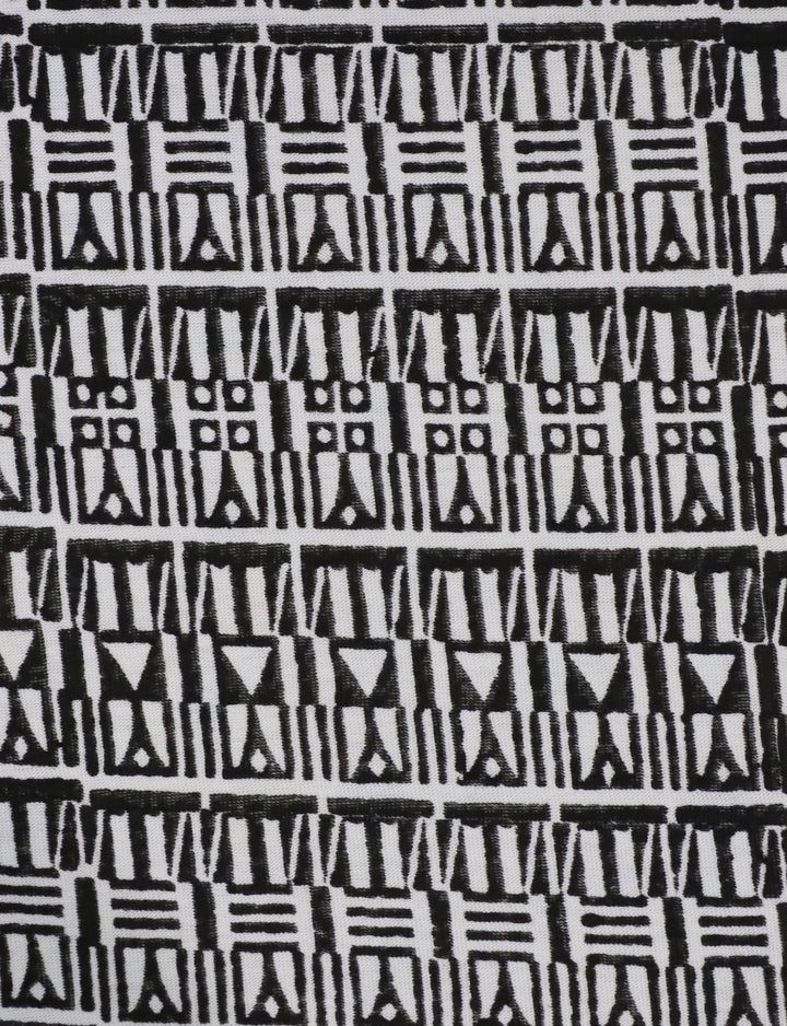 Noir et Blanc Organic Cotton Button Dress