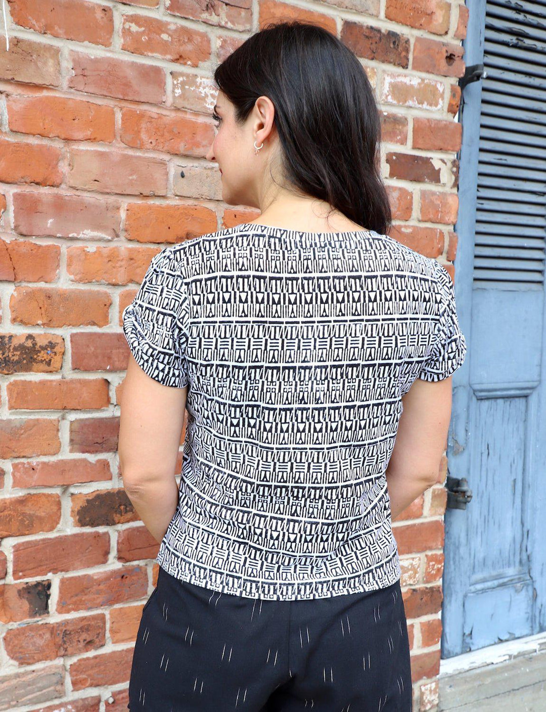 Noir et Blanc Organic Top