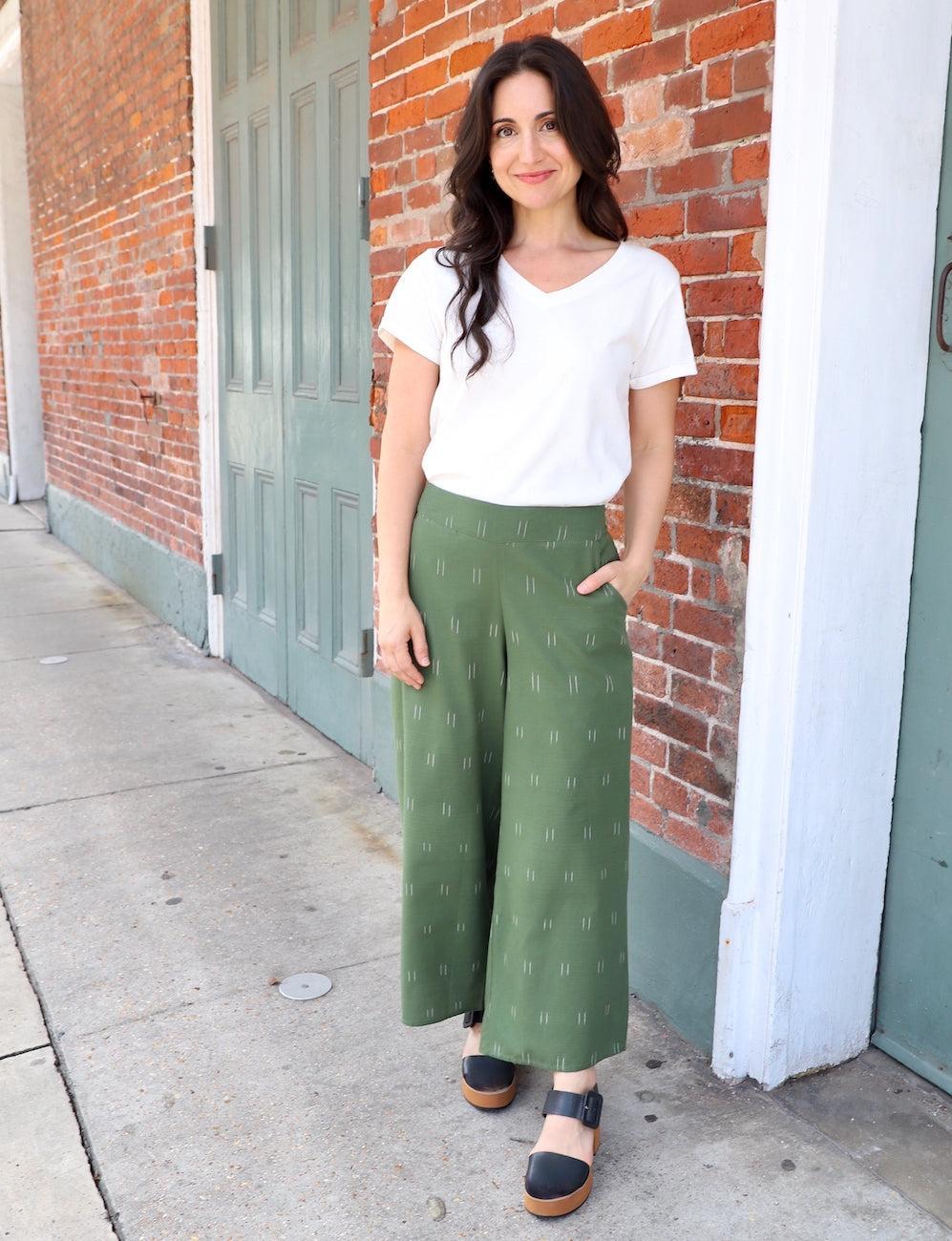 Olive Breeze Organic Pants