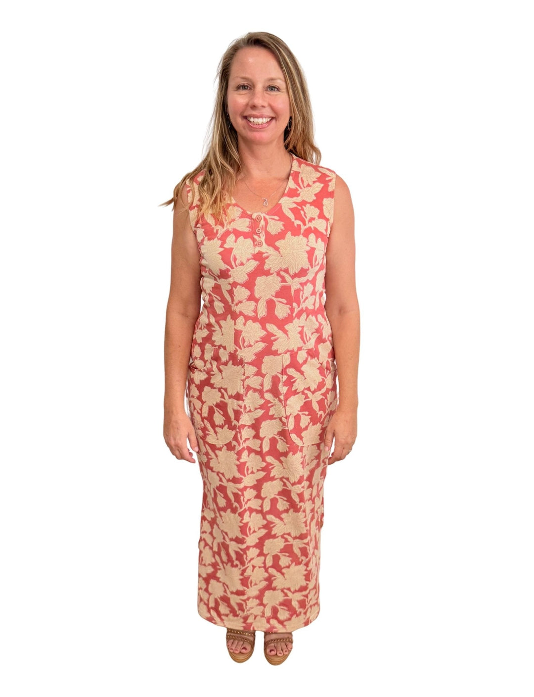 Pink Magnolia Maxi Dress : Sample