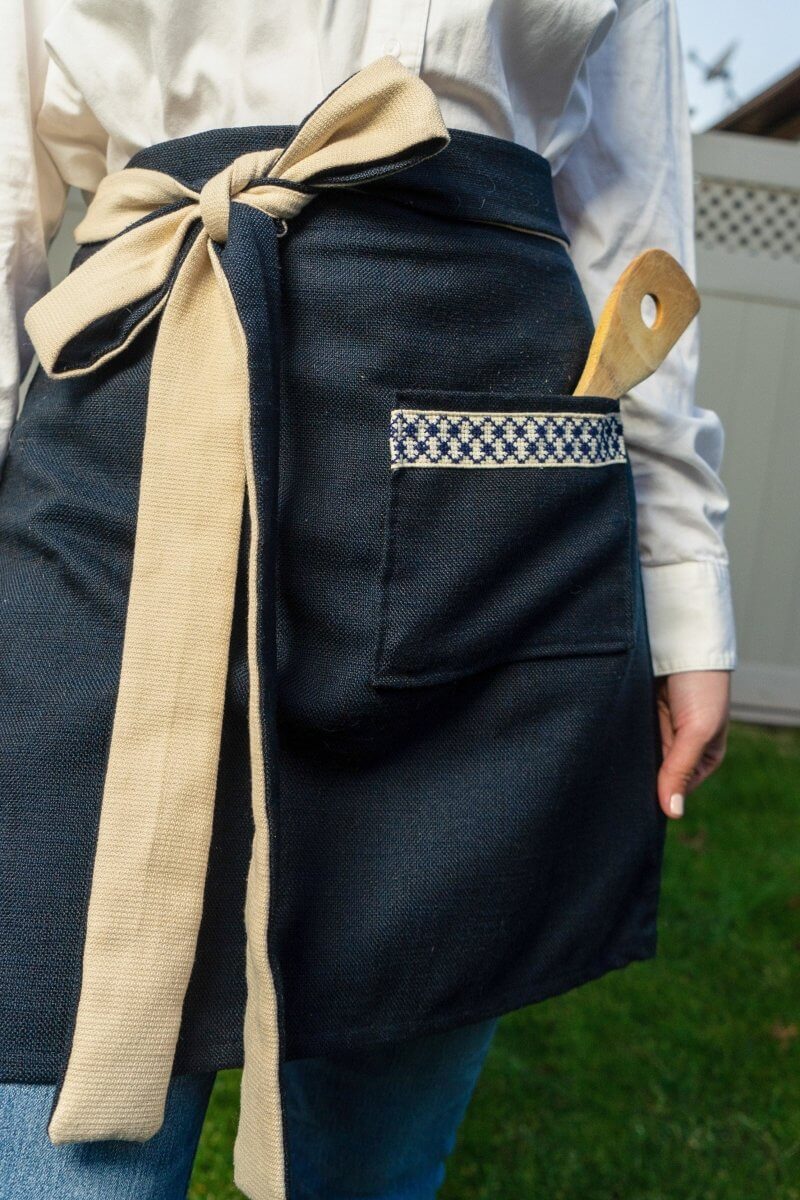 Kuffiyeh Apron - Blue