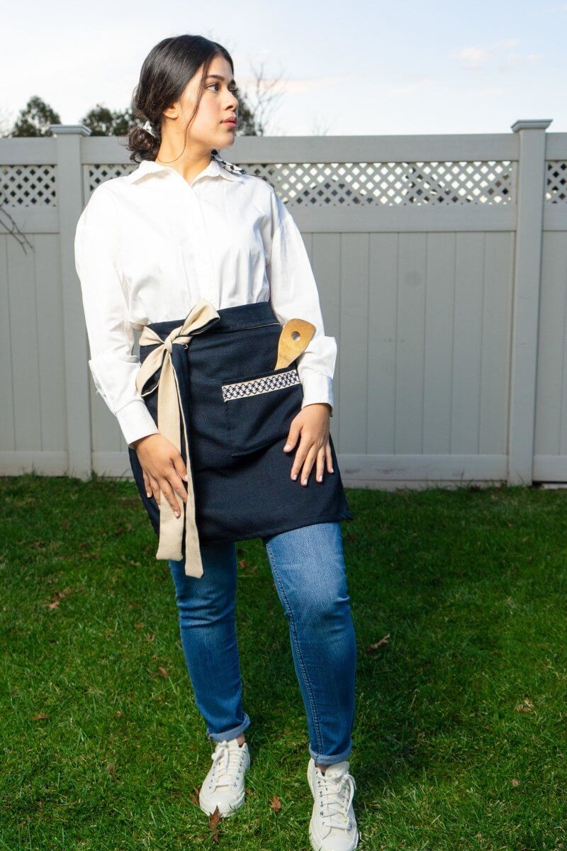 Kuffiyeh Apron - Blue
