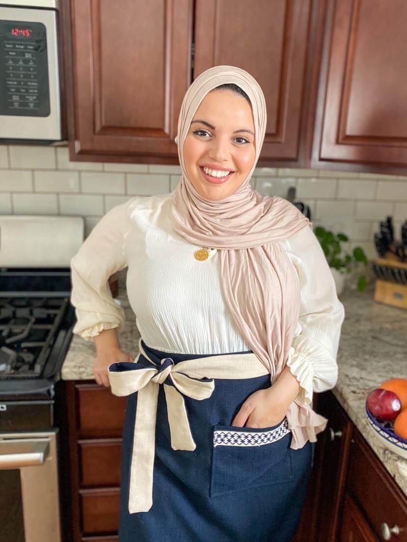 Kuffiyeh Apron - Blue